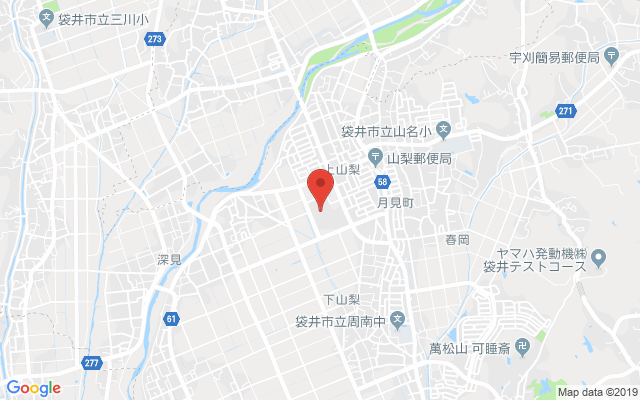 袋井の保険相談窓口のマップ